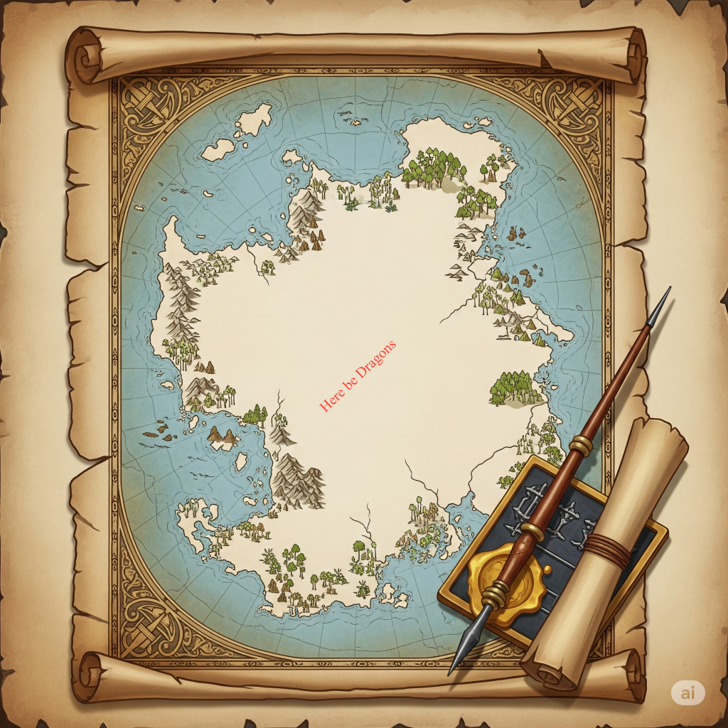 Hic sunt dracones- Software Estimation: A Cartography Analogy